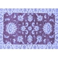 thumbnail image 1 of Ahgly Company Machine Washable Indoor Rectangle Oriental Blue Traditional Area Rugs, 2' x 4', 1 of 4