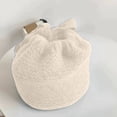 thumbnail image 6 of TRUBKH Beanie for Women Crochet Hats for Women Vintage Windproof Tassel Pullover Hat Women's Handmade Crochet Beanie Travel Crochet Hat with Ear Flaps Ear Warm Turned Brim Beanie A2 Beige One Size, 6 of 7