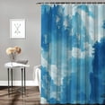 thumbnail image 2 of AWERP Soft Tonal Poster for Bathroom Decoration Waterproof Shower Curtain Multiple Sizes White, 2 of 7