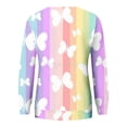 thumbnail image 4 of Bovemsi Womens Sweatshirts Women's Fashion Spring Autumn Casual Long Sleeve Hoodless Sweatshirt Top Fall Fashion Outfits 2025 Clothes, 4 of 5
