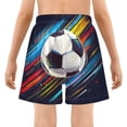 thumbnail image 5 of joogoo Soccer Ball Art Boys Swim Trunks Beach Swimsuit Shorts Boxer 7Y, 5 of 8