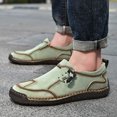 thumbnail image 6 of Mens Casual Loafers Lightweight Walking Shoes Slip Resistant Driving Shoes Comfortable Fashion Oxford Shoes Green 8.5 US, 6 of 7