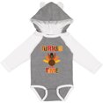 thumbnail image 3 of Inktastic Thanksgiving Turkey Time Boys or Girls Long Sleeve Baby Bodysuit, 3 of 5