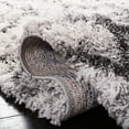 thumbnail image 5 of SAFAVIEH Horizon Milica Abstract Shag Area Rug, Grey/Ivory, 5'3" x 7'7", 5 of 7