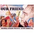 thumbnail image 3 of Ben Shahn 14x11 Black Modern Framed Museum Art Print Titled - Our Friend (1944), 3 of 5