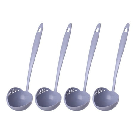 

4pcs 2 in 1 Kitchen Soup Pan Spoon with Filter Strainer Multi Function Plastic Spoon with Filter Strainer Slotted Spoon Soup Pan Spoon for Kitchen Visit Yshop Store Clearance！