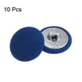thumbnail image 3 of Uxcell 10pcs 28L Fabric Cloth Covered Button 18mm Metal Shank Round Sewing Buttons for Suits Dress Blouses, Deep Blue, 3 of 5