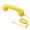 Yellow, variant on Type-C Retro Phone Handset, 2026 New Wired Receiver with Microphone and Volume Control, Plug and Play Vintage Style, Noise Reduction for Calls, Meetings & Video Conferences, for Home and Office Use