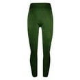 thumbnail image 3 of LYEAA Women Yoga Leggings Pants High Waist Butt Lifting Pants Full Length Workout Elastic Pants Stretch Shapewear Running Fitted Athletic Casual Soft Pants Breathable Pants Green S, 3 of 3