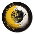 thumbnail image 4 of Designart "Yellow White Yin And Yang Balance and Harmony" Meditation Oversized Wall Clock, 4 of 5