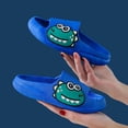 thumbnail image 4 of Cathalem Slippers for Kids Toddler Little Kids Slides Sandals Girls Boys Cloud Slides Quick Dry Beach Slides Pool Shower Flip Flops Slippers Cute Cartoon Summer Outdoor Shoes (Blue,1.5), 4 of 4