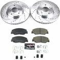 thumbnail image 3 of PowerStop Front Z23 Evolution Sport Carbon-Fiber Ceramic Brake Pad and Drilled & Slotted Rotor Kit Fits: HONDA Select Models K8318, 3 of 10