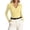 Yellow, variant on Womens T Shirts, Elegant Collar Turtleneck Top for Fall Winter Slim Fit Long Sleeve Casual Shirt Women's T-Shirts Yellow M