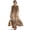 Aztec American Tribal Leopard, variant on Cherry Blossom Willow Pavilion Print Summer Dresses for Women 2026 Casual Maxi Dress Crewneck Sleeveless Sundress with Pockets Cotton Linen Boho Beach Vacation Outfits Resort Wear, Size L