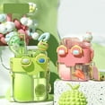 thumbnail image 3 of Botella De Agua Kawaii, Pajita Doble De Plástico A La Moda, 3 of 7