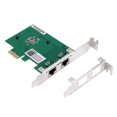thumbnail image 2 of Carte Réseau Gigabit PCIe 2 Ports 1000M Double Ports PCI Express Adaptateur Ethernet avec 82571EB LAN NIC, 2 of 5