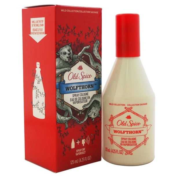 Old Spice Wild Collection Wolfthorn Scent Mens Cologne Spray 4.25 Oz