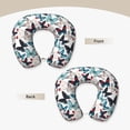 thumbnail image 3 of Disketp Butterfly Travel Pillow Memory Foam Neck Pillow Support Pillow for Camping, Sleeping Rest Cushion Airplane Pillow, 3 of 8