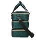 thumbnail image 2 of Bolsa organizadora de esmaltes de uñas, bolsa de maquillaje, correa para el hombro, estuche de transporte multiusos Verde, 2 of 7