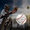 thumbnail image 6 of 2 Pcs Upgraded Baseball Display Case, With Black Base Baseball Holder Display Case, UV Protected Acrylic Cube Baseball Holder Square Clear Box, Memorabilia Autograph Display Ball - Fits Official Size, 6 of 6