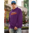 thumbnail image 2 of Happy Halloween! Candycorn Text Hoodie Men -Image by Shutterstock, Male Small, 2 of 4