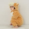 thumbnail image 4 of QUOTAY Toddler Boys Girls Animal Long Sleeve Cartoon Kids Jumpsuit Childrens Clothing 01_Gold,3-4 Years, 4 of 6