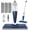 Blue, variant on Spray Mop for Floor Cleaning with Washable Pads, Microfiber Wet Mops with 800 ml Refillable Bottle,Reusable Dust Mops with Sprayer for Hardwood Laminate Vinyl Tile Cleaning