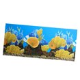 thumbnail image 1 of Unique Bargains Aquarium Fish Tank Background Poster Double-sided Fish Tank Background Decor Sticker 19.69'x32.28', 1 of 7