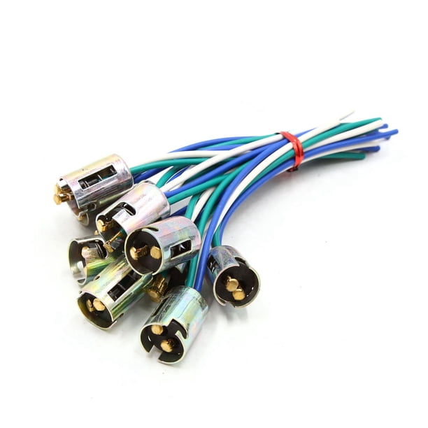 10pcs Vehículo BAY15S Portalámparas de Bombilla LED Intermitente Luz de Stop de Coche