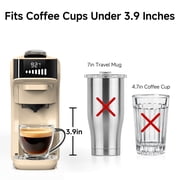 HiBrew H1B 6-in-1 Single Serve Multi-Capsule with Smart LED Indicator, 20Bar Hot/Cold Brewing Coffee Maker for Kcup*,DG*,Nes*,Pods & Powder (Beige)