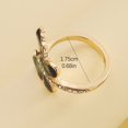 thumbnail image 4 of Fiudx Anillo de Moda, Elegante Accesorio de Aleación de Diamantes, Elegante Pieza de Joyería de 2 Cm, Perfecto para Uso Diario, Ocasiones Especiales, Regalo para Amigos o Seres Queridos., 4 of 6