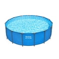 thumbnail image 4 of Bestway Steel Pro MAX Metal Frame Above Ground Pool - 15 ft x 48 in Round - Blue, 4 of 11