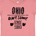thumbnail image 4 of Inktastic Ohio Awesome Since 1803 Boys or Girls Baby T-Shirt, 4 of 5