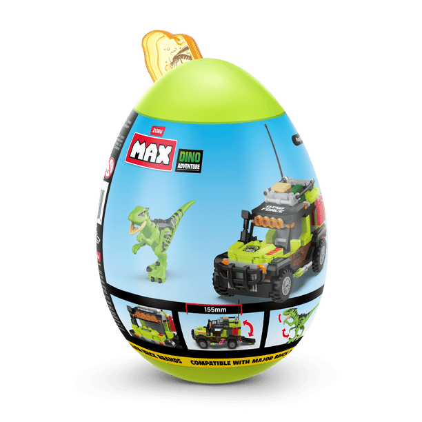 Max Build More Dino Adventure Raptor Force Building Bricks for