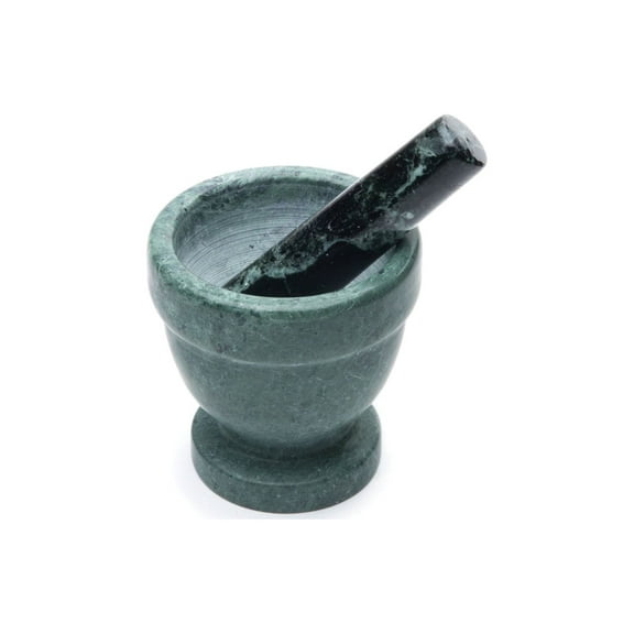 Marble Mortar and Pestle, Green