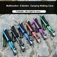 thumbnail image 4 of Experience the Nordic Style with our Lightweight and Sturdy 5-Section Telescopic Trekking Pole - Your Perfect Walking Stick for Outdoor Activities, 4 of 5