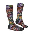 thumbnail image 3 of Balery Vintage Floral Fun Novelty Socks Men'S Women'S Crew Socks Funny Crazy Novelty Socks Quirky And Cool Socks, 3 of 9