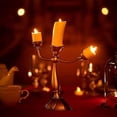 thumbnail image 4 of Vela de reloj La Bella y La Bestia, portavelas Lumiere Led para mesa de boda, fiesta de Navidad, decoración del hogar, 4 of 5