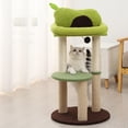 thumbnail image 2 of Rascador para gatos Sunnimix Poste rascador 32,7 pulgadas Sisal, 2 of 8