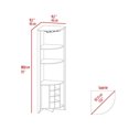 thumbnail image 3 of TREEVOL FURNITURE Corner Bar Cabinet Castle, 3 of 7