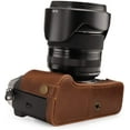 thumbnail image 2 of MegaGear Ever Ready Genuine Leather Camera Half Case Compatible with Fujifilm X-T4, 2 of 5