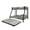 Black, variant on Leumius Metal Twin over Full Bunk Bed with Trundle, Space Saving Bunk Bed Frame with Ladder and Guardrails for Dorm, Apartment,White