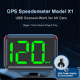 thumbnail image 6 of GPS Speedometer for Car Universal MPH Speedometer USB Connect Digital Speed Display Heads Up for All Cars Vehicle Truck, 6 of 7