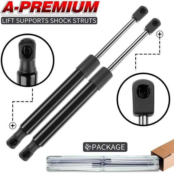A-Premium Rear Tailgate Lift Supports Shock Struts Compatible with Chevrolet Cavalier Pontiac Sunfire 1995-2000 2-PC Set