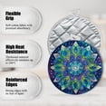 thumbnail image 3 of 4 PCS Pot Holders for Kitchen,Potholders Sets with Hook for Oven,Cooking,Baking,Mandala With Vibrant Colors, 3 of 7