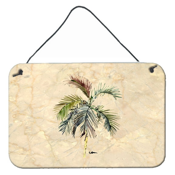 Carolines Treasures 8483DS812 Palm Tree Wall or Door Hanging Prints 8HX12W multicolor