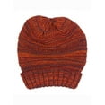 thumbnail image 2 of Gravity Threads Bonnet Doux Surdimensionné Tendance + Gants d'Hiver - Rouille, 2 of 2