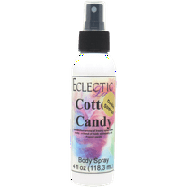 Cotton Candy Body Spray, Eclectic Lady, Hydrating Mist, Unisex (Double Strength), 4 oz