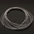 thumbnail image 4 of The Beadsmith Plated Memory Wire - Oval Shaped, 2.4 x 3.1 inches - 12 Coils - Silver Color - Stainless Steel - Create Multi-Strand DIY Bracelet and Bangle Jewelry, 4 of 5