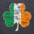 thumbnail image 3 of CafePress - Vintage Irish Flag Shamrock Long Sleeve T Shirt - Mens Hooded Shirt, 3 of 3